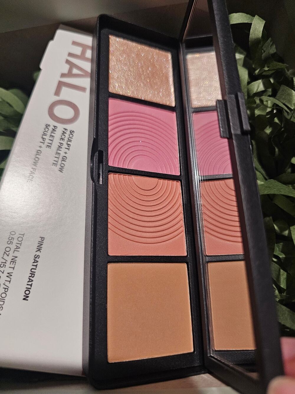 Smashbox Halo Sculpt Glow Palette Contour Blush Highlighter - Pink Saturation
